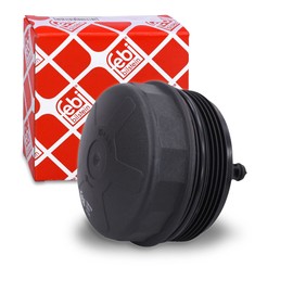 Febi Bilstein 108179 Oil Filter Cap 1 Piece, schwarz