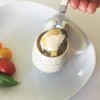 AggCoddler - Scandinavian Porcelain Egg Coddler with Simple Lid -