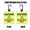 Dog Reactive Alert Hanging Patch Caution Stop Dog Alert Hanging