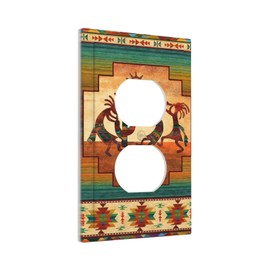 Outlet Cover 1 Gang Africa Dance Light Switch Cover Single Duplex Wall Plate Covers Switchplate Covers Electrical Faceplate For Country Bedroom