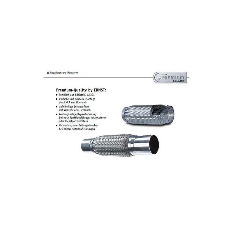 Ernst 460 02-6 Ernst 7x100 mm) Pipe Flexible 50 Without