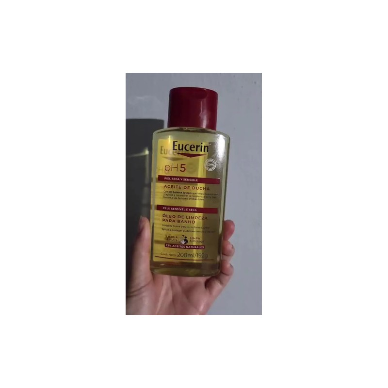 Aceite De Ducha Eucerin Ph5 Piel Seca Y Sensible 200ml
