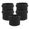 Molgoc 15 Gallon Plant Grow Bags 5-Packs with Holes,Thichkened Non-Woven