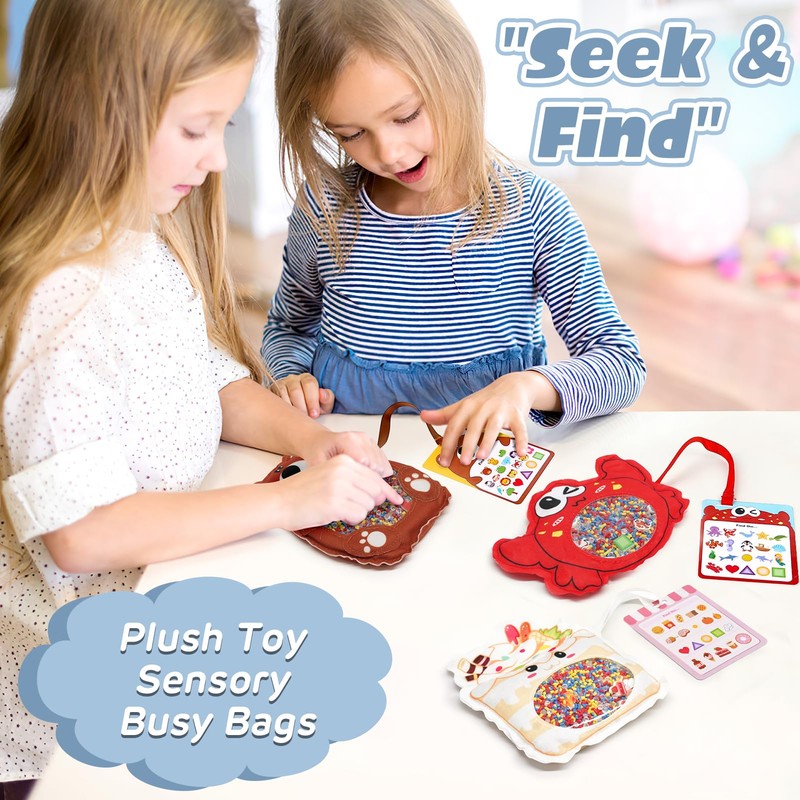 Joyreal Hide and Seek Busy Bag- 3 Pack Seek and