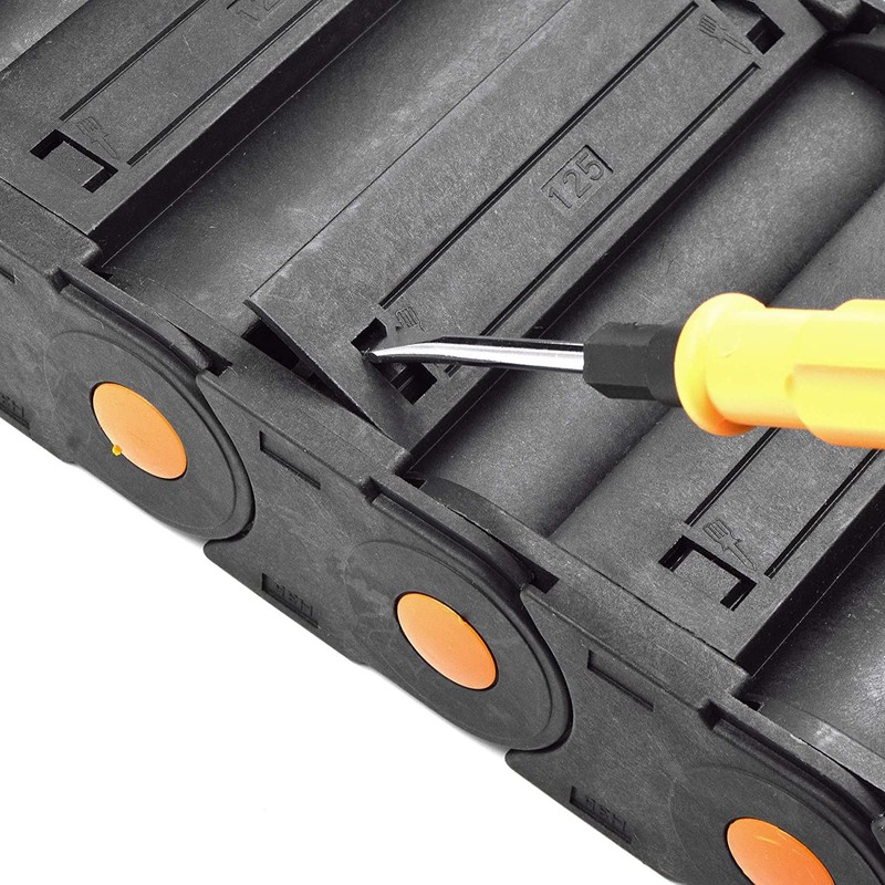 Heyiarbeit R100 Cable Drag Chain 1Meter Carrier Drag Chain Cable