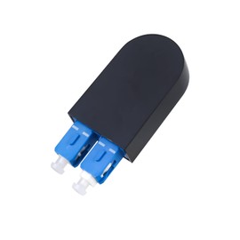 Xunsomten-1PC Single Mode SC/UPC Fiber Optic Loopback Adapter Cable, Duplex SC Connectors Singlemode 9/125 Test Plug for Testing Applications