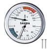 Sauna Thermometer and Hygrometer with 2 Thermometer & Hygrometer Calibration
