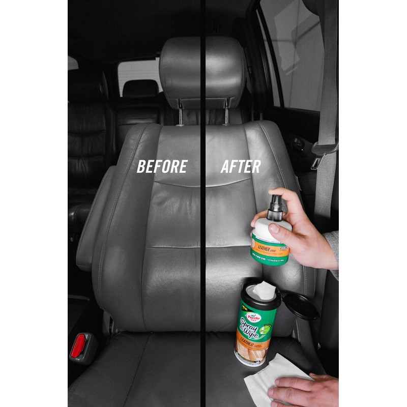 Turtle Wax 50941 Spray & Wipe Leather Cleaner & Conditioner