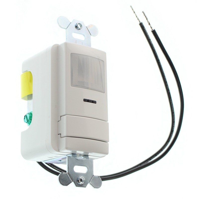 Sensor Switch Wall Mount Motion Sensor, PDT Passive Dual Technology