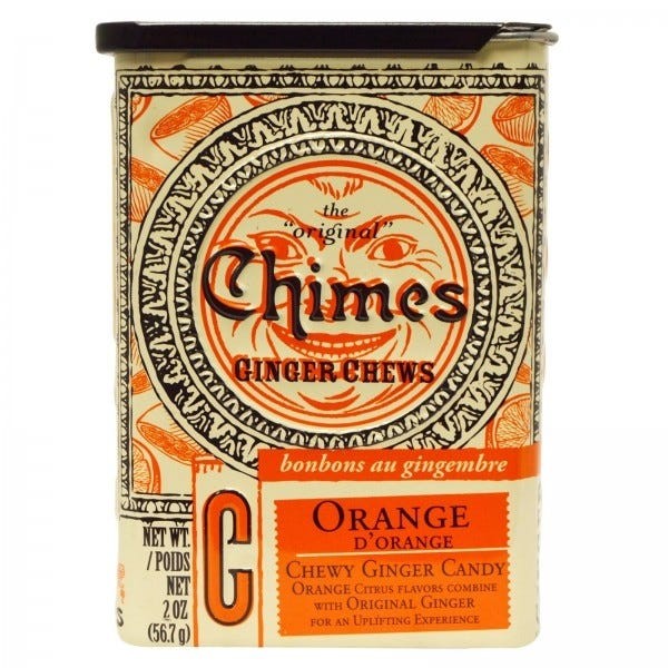 Chimes Ginger Chews Orange 56.7g