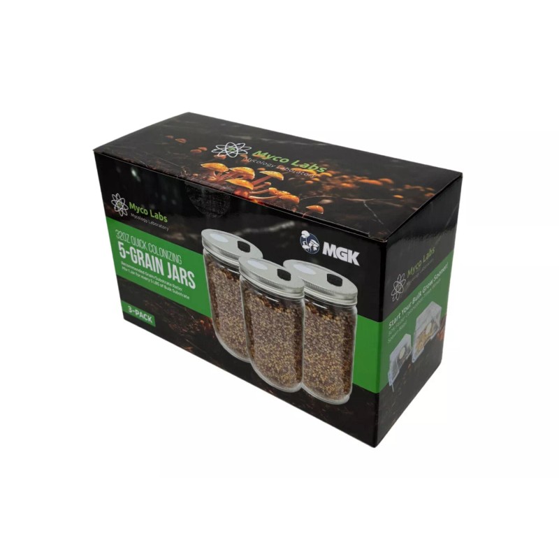 Myco Labs Premium 5-Grain Mushroom Quick Colonizing 32oz 5-Grain Spawn