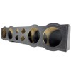 Mega Bass Universal Speaker Panel 4x8" Tweters Speaker Pod Enclousure