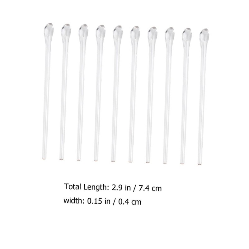 Mipcase 10pc Flexible Eyeglass Ear Grips Non Slip Temple Tips