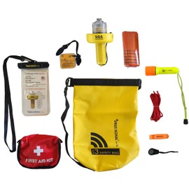 Sirius Signal SB-3L Boating Safety and Emergency SOS Dry Bag Kit for Kayaks, Boats, and Paddle Craft - USCG Approved