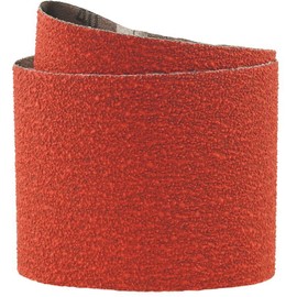 EISENBLÄTTER POLY-PTX Ceramic Ferrule, 90 x 100 mm, Grit 80, Pack of 10 - 42480 for Removing Deep Scratches, Rust, Tinder, Welds, for Strong, Shiny Surface Structure on Steel, Stainless Steel