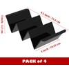 webake Taco Holder Stand 4 Pcs Acrylic Taco Rack Holders