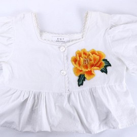 Blue Flower Iron on Patches,Embroidery Lace Flower Applique Sew On Patches,Rose Flower Patch Badge Embroidered Floral Applique Decorative,for Clothing Jackets Backpacks Jeans,Appliques,Embroidered