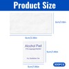 Awubsd 300 Pcs Alcohol Swabs, Individually Wrapped Alcohol Cleaning Pads