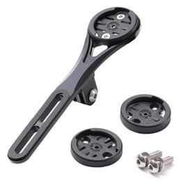 Wjelet Integrated Handlebar Out Front Combo Mount Bicycle Computer Mount with Integrated for Aero for Garmin Edge, Wahoo Elemnt, Bryton Rider Mount with Camera and Front Light