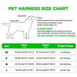 Feycig Dog Harness for Small Dogs, Anti-Pull Adjustable, Reflective Harness, Breathable, Soft, Mesh Harness, Dog Lightweight Puppy Harness, Chest Harness with Handle (Green, Large)