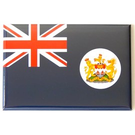 Flag of British Hong Kong Fridge Magnet (2.5 x 3.5 inches)