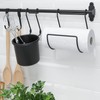HULTARP Kitchen Roll Holder Black