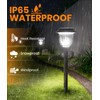 AOSEA 12000K 10 Pack Solar Lights Outdoor IP65 Waterproof,LED Solar
