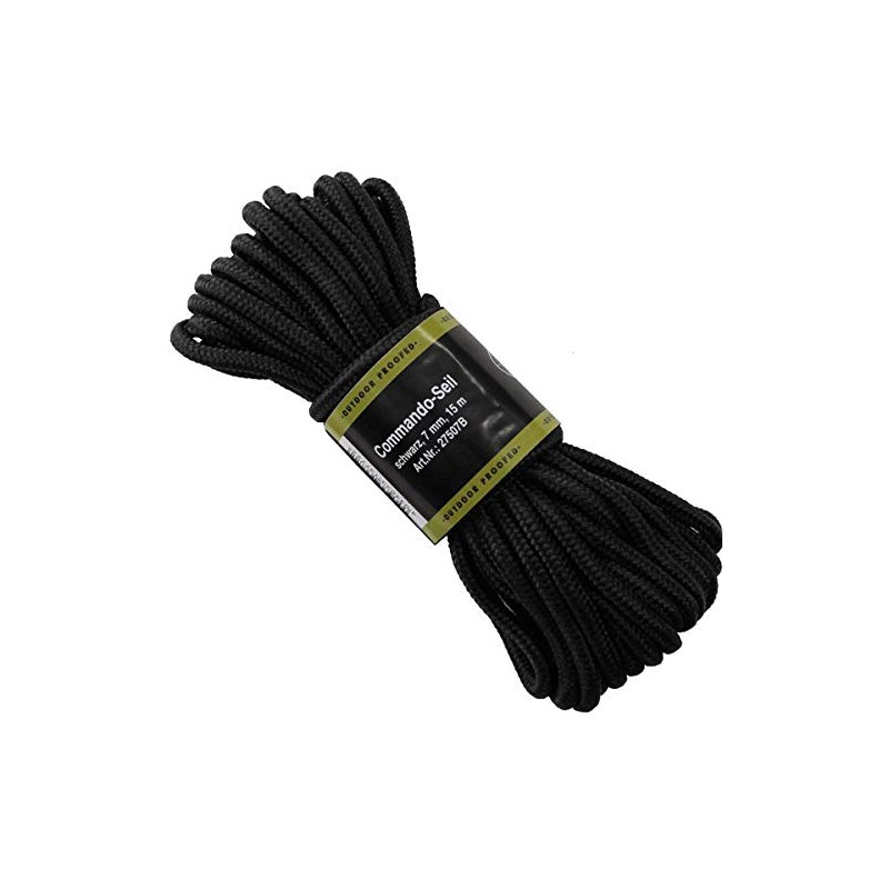 Max Fuchs Rope Black 7MM 15 M