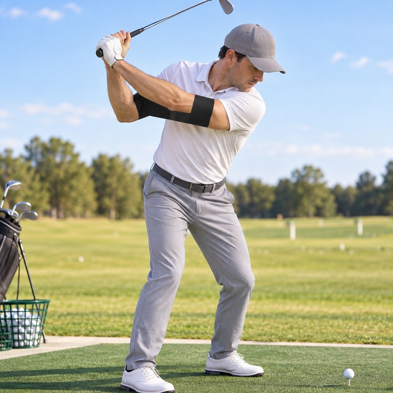 Golf Swing Trainer Band for Practice – Elastic Arm &