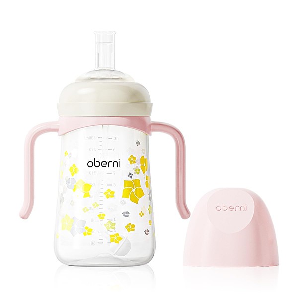 Oberni Baby Sippy Cup, Weighted Straw Trainer Cup, Toddler Drinks