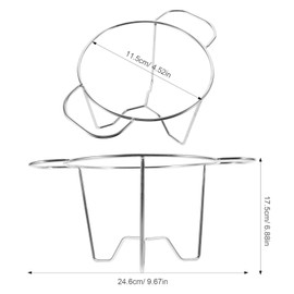 Totority Reusable Charcoal Stove Rack Compact Grate for Camping Outdoor Bbq and Picnics Portable Charcoal Grill Holder for Even Heat Distribution Easy to Clean and Assemble