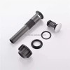11/4'' Size Matte Black Plastic Basin Pop up Drain With