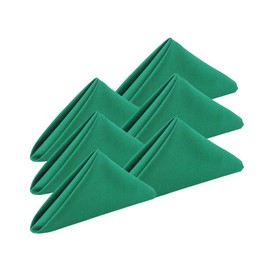 KOFFOTA Green Cloth Napkins Cotton Set of 6 Christmas Decorations for Dinning Table Thick Absorbent Durable Healthy for Everyday Use Parties Festivals(Christmas Green)