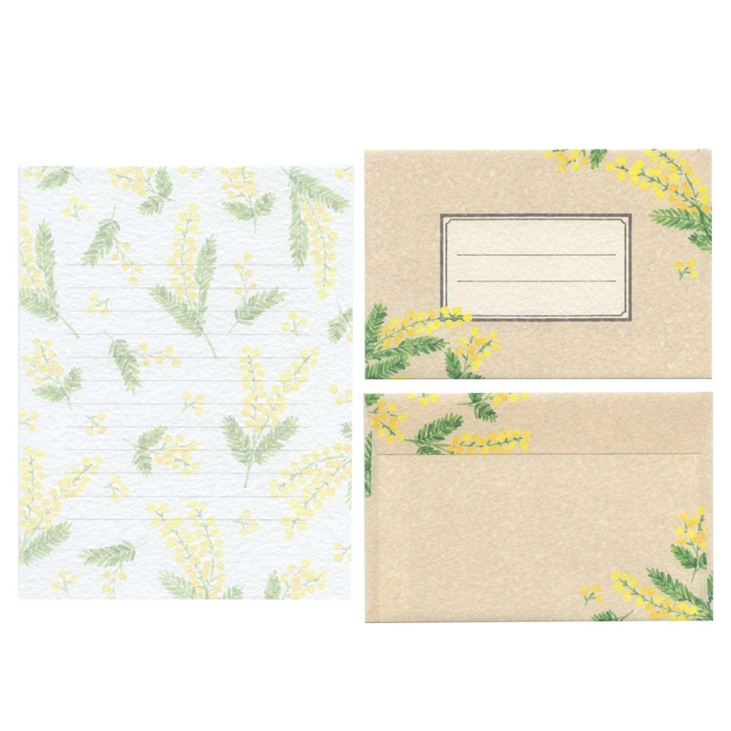 Today's Letter Set Mino Washi (Mimosa) LLL390