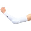 Mueller Diamond Pad Elbow Sleeve (White, Large)