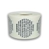 Labels and More Candle Warning (2") Burning Safety Direction Sticker,