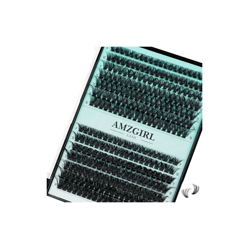 Wispy Eyelash Extensions, 280 Pieces, Cluster Lashes, 60D80D Eyelash Clusters,