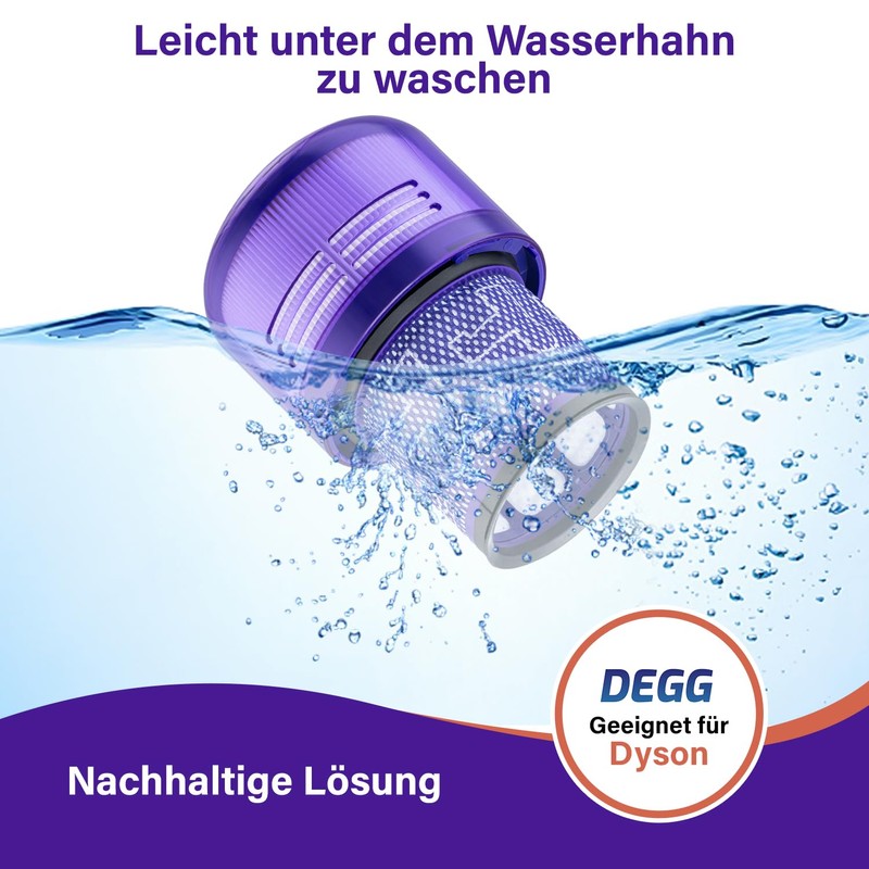 DEGG HEPA Filter Suitable for Dyson V11 & V15 Washable