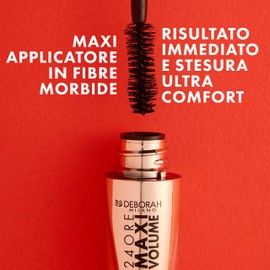 Deborah Instant Maxi Volume 24 Hour Mascara With Ceramides, 1 unit