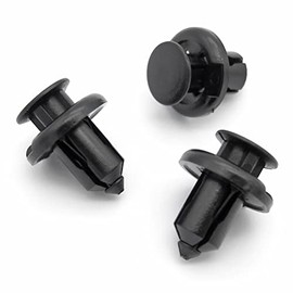 VVO Fasteners- Black Plastic Underbody Shields & Insulation Panel Fastener Clips for Honda CR-V, FR-V, (Pack of 10)