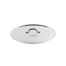 Pentole Agnelli Family Cooking Aluminium Flat Lid With Loop Handle, Diameter 26 Cm.