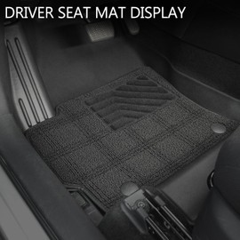 Double-Layer Floor Mats Compatible with Honda HRV 2025 2024 2023, AOMSAZTO Custom Fit HR-V Hybrid: LX | Sport | EX-L Accessories Durable Stylish Protection Floor Liners Include 1st and 2nd Row