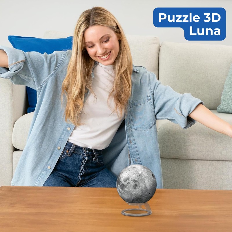 Ravensburger - Puzzle 3d Luna Glow In The Dark |