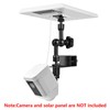 2-in-1 Gutter Mount for Solar Panel, Stick Up Cam Battery,