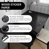 DSuphrzyn Wood Wallpaper Peel and Stick, Removable Wood Wallpaper Roll,