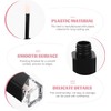 Tubo de Brillo Labial de Plástico 5g, 4 Piezas Negras