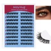 Mayhug Natural Lash Clusters Left&Right 120pcs Eyelash Clusters D Curl