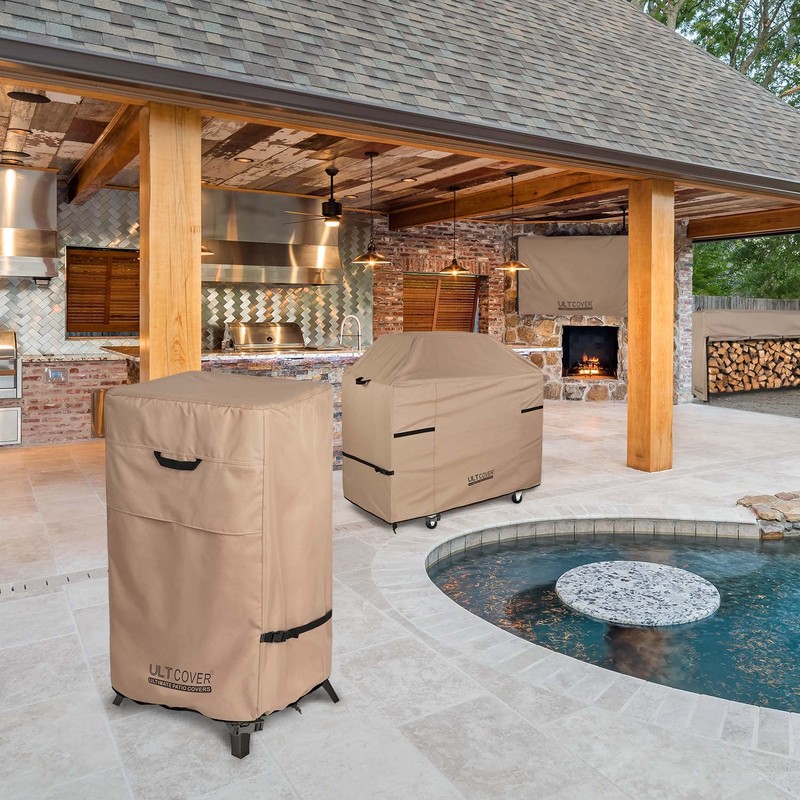 ULTCOVER Waterproof Vertical Electric Smoker Cover 30 inch for Most