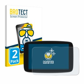 BROTECT Entspiegelungs-Schutzfolie für TomTom Go Navigator 6 PKW-Navigationsgerät (2 Stück) Matte Displayschutz-Folie, Anti-Fingerprint