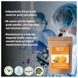 Blessfull Healing Blessfull Healing Organic Pure Vitamin C Powder 100% Pure Natural 100 Gram / 3.52 oz